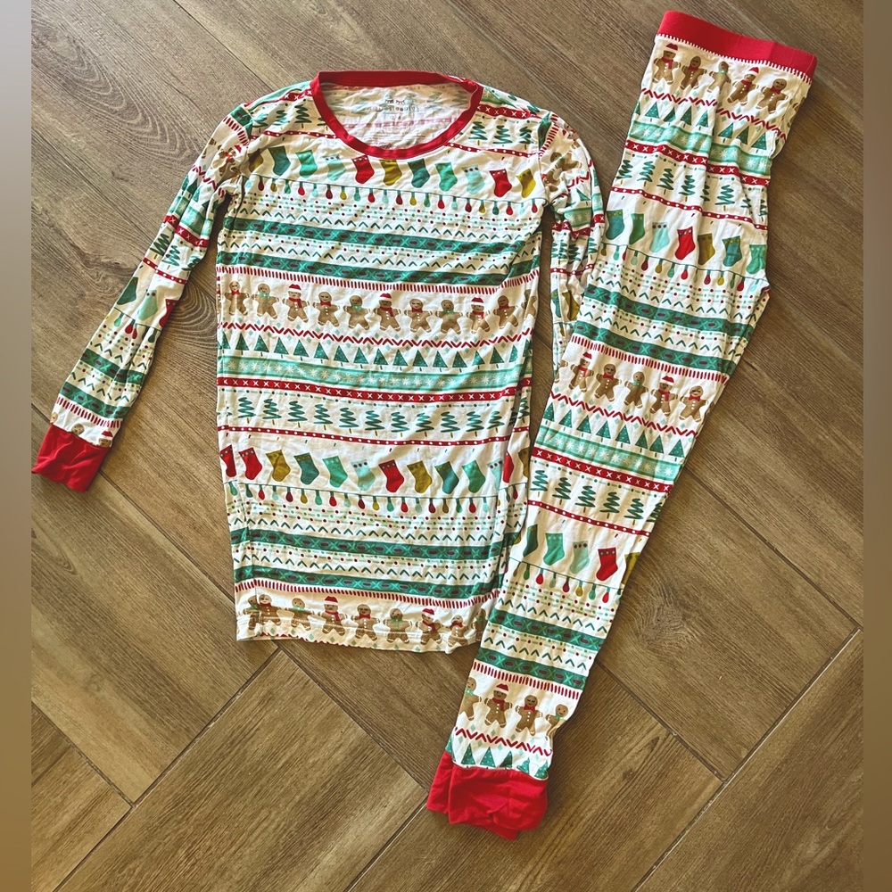 Little Sleepies Holiday Pajama set size 12/14
